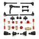 Red Poly Front Suspension Master Kit Fits 1966 1967 Chevrolet Chevelle El Camino