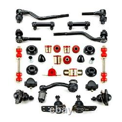 Red Poly Front Suspension Master Rebuild Kit Fits 1962 1967 Chevrolet Chevy II