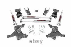 Rough Country 2 Lowering Kit (fits) 1988-1998 Chevy GMC C/K 1500 Pickups 2WD