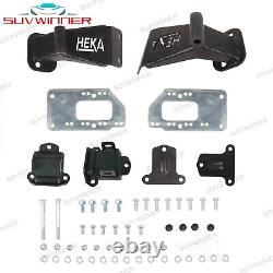 SUVWINNER LS Swap Engine Conversion Motor Mount Kit Fit for Chevy C10 1963-1972