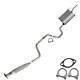 Stainless Steel Exhaust System Kit Fits 2006-2011 Chevy Impala 3.5l