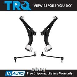 TRQ Front Lower Control Arms & Links Kit Fits 2014-2019 Chevrolet Impala