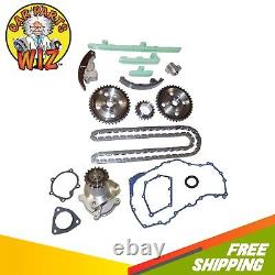 Timing Chain Kit Cover Gasket Water Pump Fits 96-02 Chevrolet Cavalier 2.4L DOHC