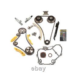 Timing Chain Kit VCT Selenoid Actuator Gear Cover Gasket Fit GM Ecotec 2.2L 2.4L