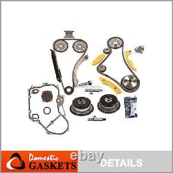 Timing Chain Kit VCT Selenoid Actuator Gear Cover Gasket Fits GM Ecotec 2.0L 2.4