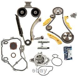 Timing Chain Kit VCT Selenoid Actuator Gear Water Pump Fits GM Ecotec 2.2L 2.4L