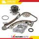 Timing Chain Kit Water Oil Pump Fit 00-08 Chevrolet Toyota Celica Corolla 1zzfe