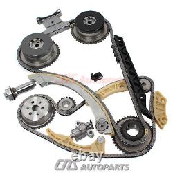 Timing Chain Kit with VVT Gears Fits 06-12 Chevrolet Pontiac Saturn 2.0L 2.4L DOHC