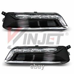 Winjet 2014-2020 Fits Chevrolet Impala DRL lights Clear Wiring kit included