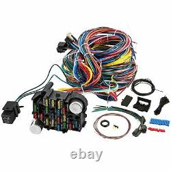 21 Circuit Wiring Harness Hotrod Universal Kit Fit Chevy Mopar Ford Jeep Hotrods