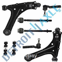 95-05 Cavalier Sunfire 8pc Front Lower Control Arm Ball Joint Tie Rod Kit