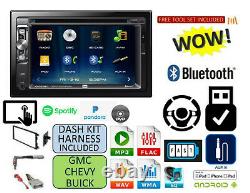 CD DVD Aux Touchscreen Bluetooth Radio Stéréo Kit Fits Chevy-gmc Truck-van-suv