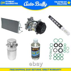 Condenseur de climatisation, compresseur, sécheur, joint, kit de tube et d'huile pour Chevrolet C1500, GMC.