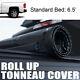 Convient 14-18 Chevy Silverado/gmc Sierra 6,5 Ft 78 Bed Roll-up Soft Tonneau Cover