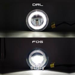 Convient Chevrolet Chevy Camaro 2010-2013 Led Fog Light Kit D'assemblage Avec Drl Halo