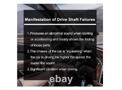 Eccpp Drive Shaft S'adapte Chevrolet S10 4,3l Gmc Sonoma 4,3l 2wd 1994-2003 15043842