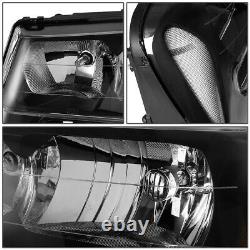 Fit 2002-2009 Lampes Phares Chevy Trailblazer Avec Kit Hid Led + Ventilateur De Refroidissement Noir
