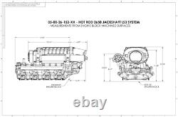 Gm Chevy Ls3 Lsa 6.2l V8 Magnuson Tvs2650r Superchargeur Intercooled Hot Rod Kit