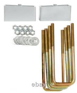 Kit De Levage 3/3 S’adapte 99-06 Silverado 1500 2wd Suspension Spindles Blocs D’aluminium