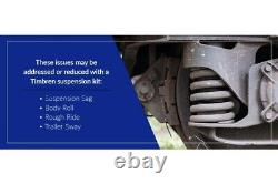 Kit de ressort d'aide en caoutchouc de suspension Timbren pour Chevy GMC K1500 K2500 1988-1999