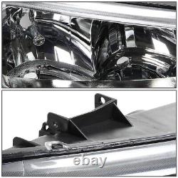 Pour 2003-2007 Chevy Silverado/avalanche Signal Headlight Withled Kit+ Fan Chrome