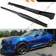 Pour 2016-2020 Chevy Camaro Lt Ss Rs Matt Black Zl1 Style Side Extensions Jupe