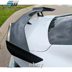 S’adapte 16-20 Chevy Camaro Zl1 1le Trunk Spoiler Wing Kit Carbon Fiber Print
