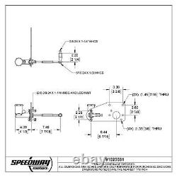 Speedway Motors Convient Kit de Conversion d'Embrayage Hydraulique pour Chevy C10